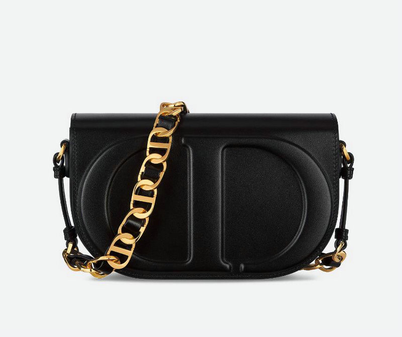 Dior CD Signature Bag with Strap Black D8151