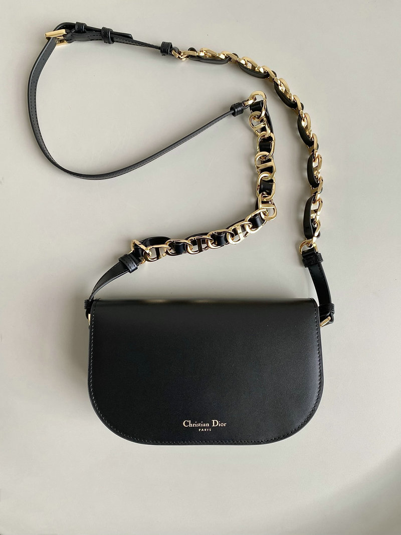 Dior CD Signature Bag with Strap Black D8151