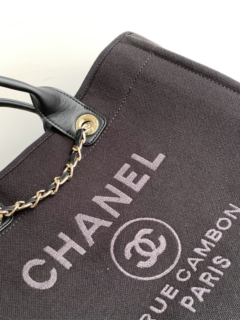 Large Chanel Canvas Shopping Bag AS66941