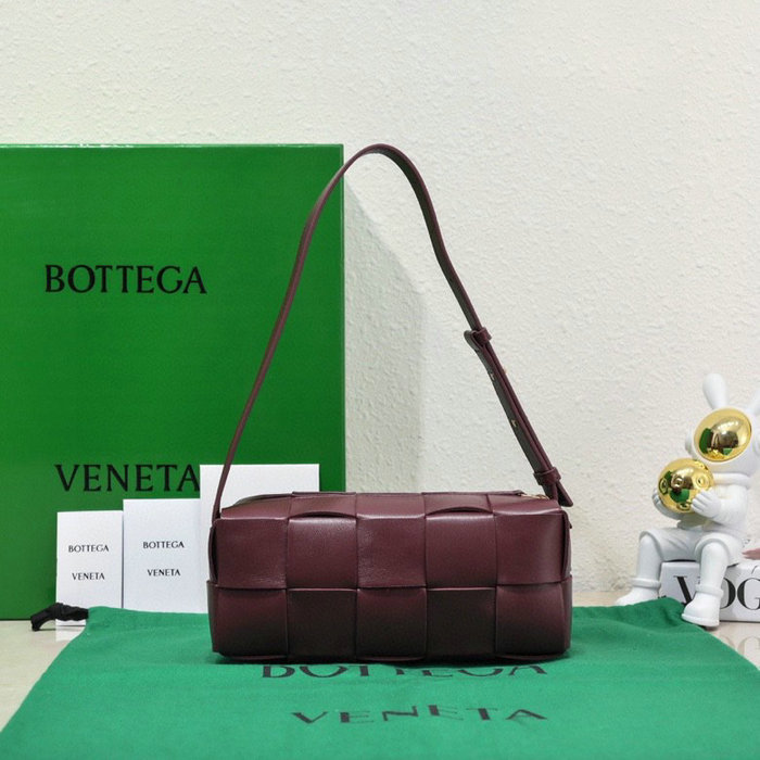 Bottega Veneta Small Brick Cassette Burgundy 729166