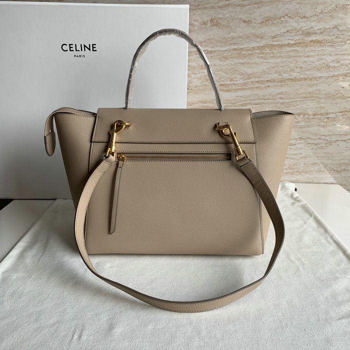 Celine Grained Calfskin Belt Bag Grey CB202428