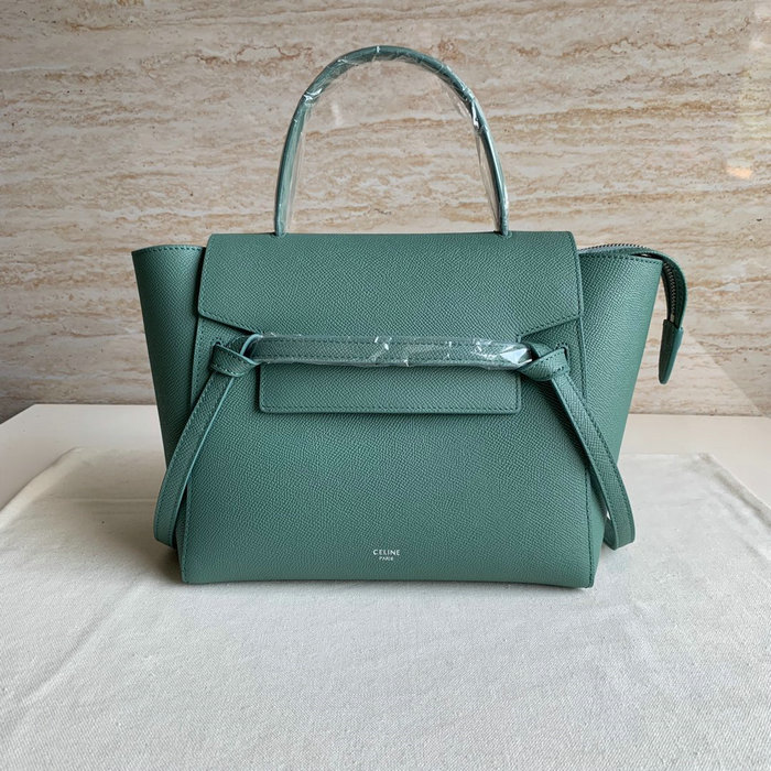 Celine Grained Calfskin Belt Bag Light Green CB202428