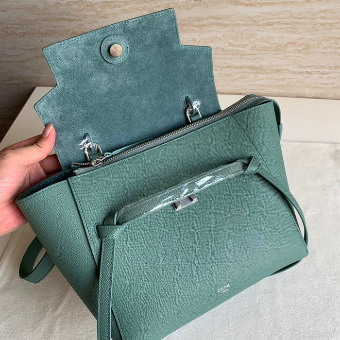 Celine Grained Calfskin Belt Bag Light Green CB202428