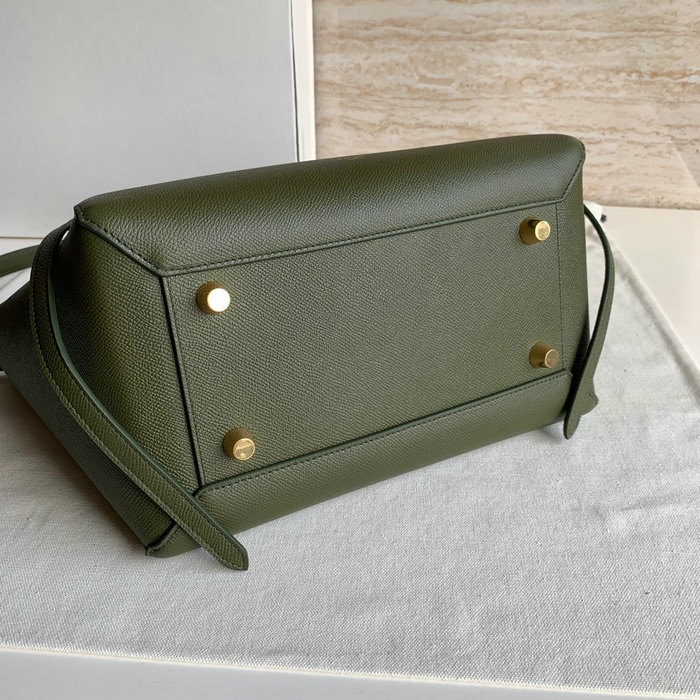 Celine Grained Calfskin Belt Bag Olive CB202428