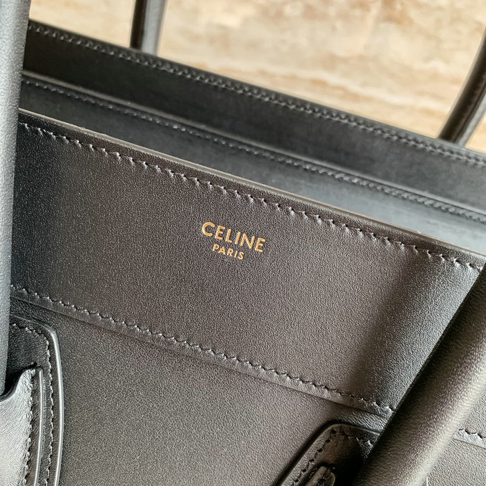 Celine Luggage Bag in Smooth Calfskin Black CE0805