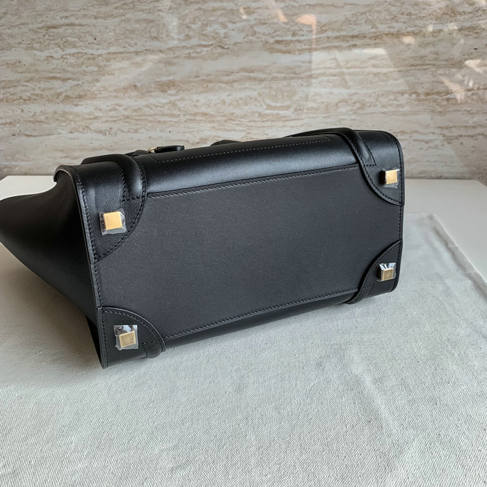 Celine Luggage Bag in Smooth Calfskin Black CE0805