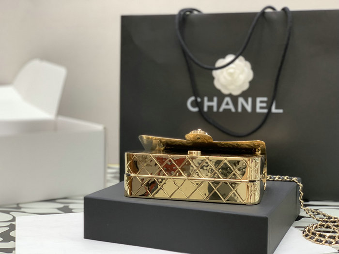 Chanel Evening Bag Gold A99141