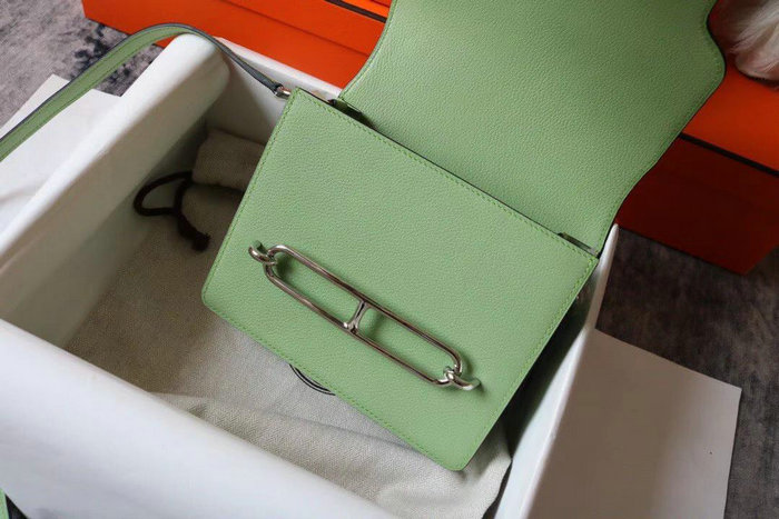 Hermes Evercolor Leather Roulis Bag Vert Criquet HR0805