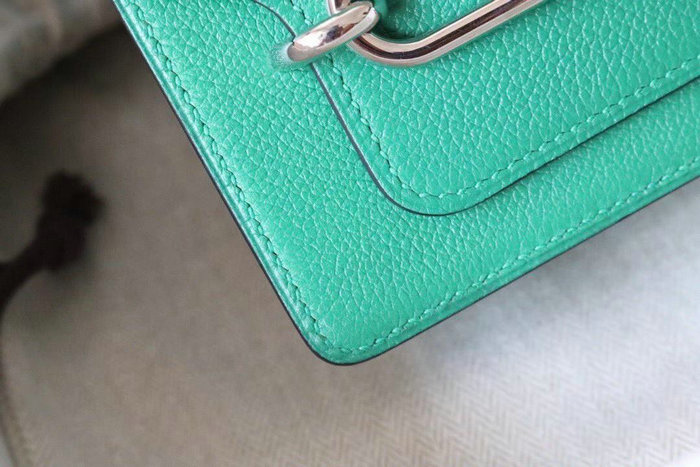 Hermes Evercolor Leather Roulis Bag Vert Vertigo HR0805