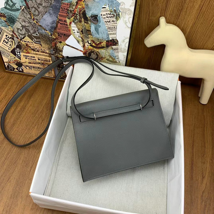 Hermes Kelly Danse 22 Bag Gris Meyer HKD0805