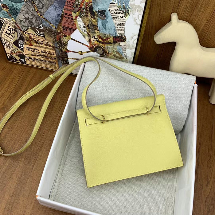 Hermes Kelly Danse 22 Bag Jaune Poussin HKD0805