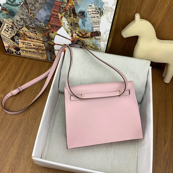 Hermes Kelly Danse 22 Bag Rose Saiura HKD0805