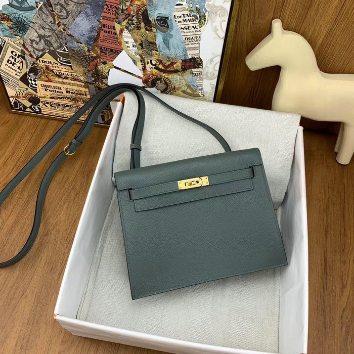 Hermes Kelly Danse 22 Bag Vert Amande HKD0805