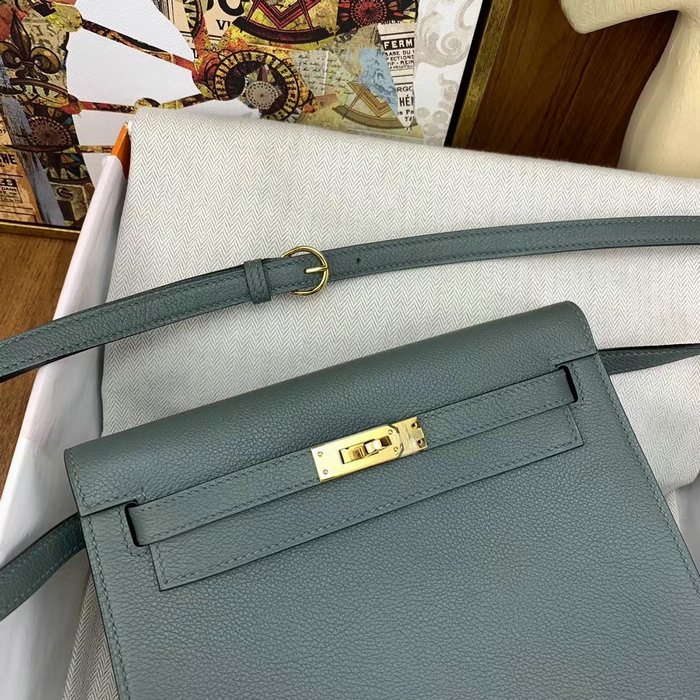 Hermes Kelly Danse 22 Bag Vert Amande HKD0805