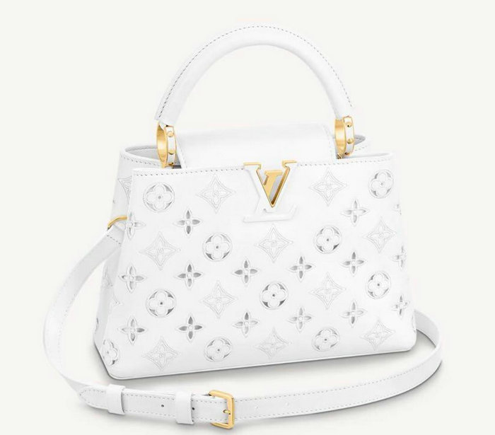 Louis Vuitton Capucines BB White M20742