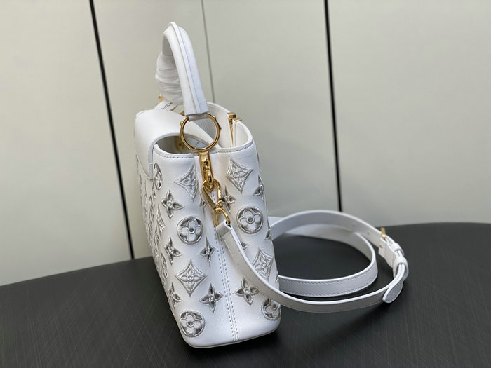 Louis Vuitton Capucines BB White M20742