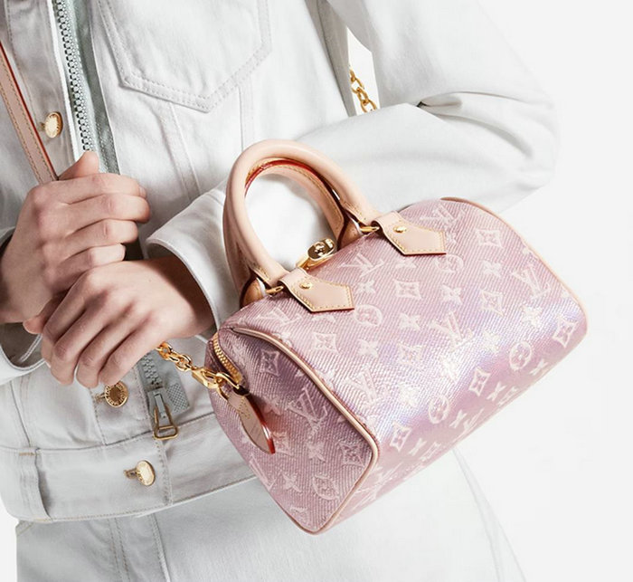 Louis Vuitton Speedy Bandouliere 20 Pink M22849