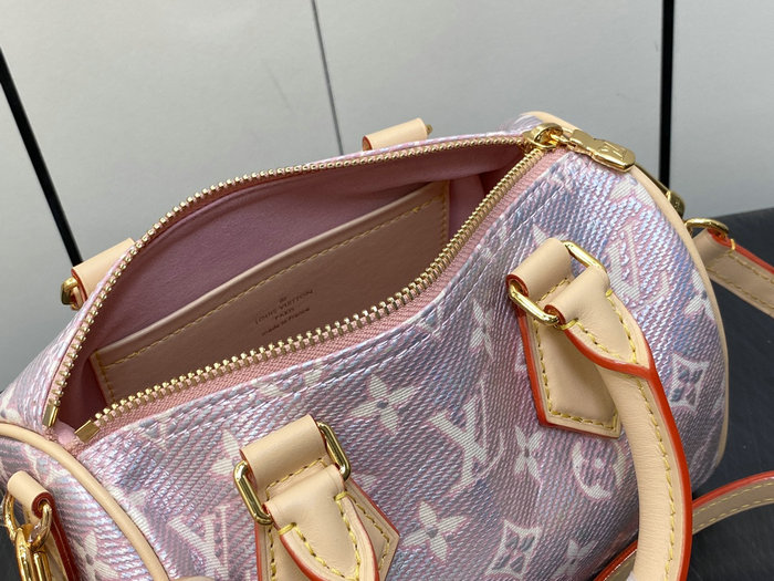 Louis Vuitton Speedy Bandouliere 20 Pink M22849