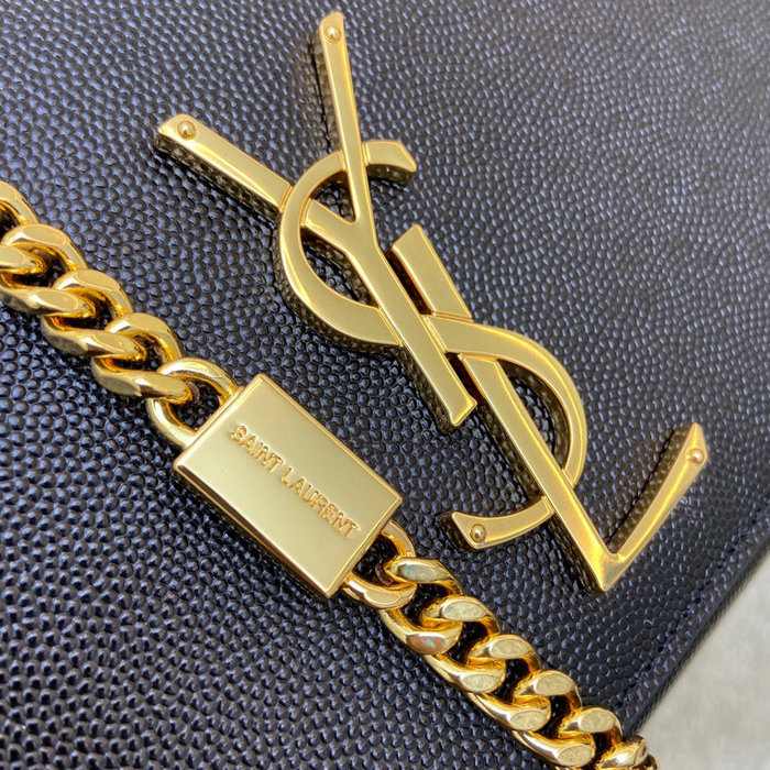 Saint Laurent Kate 24 Chain Bag Black with Gold 354021