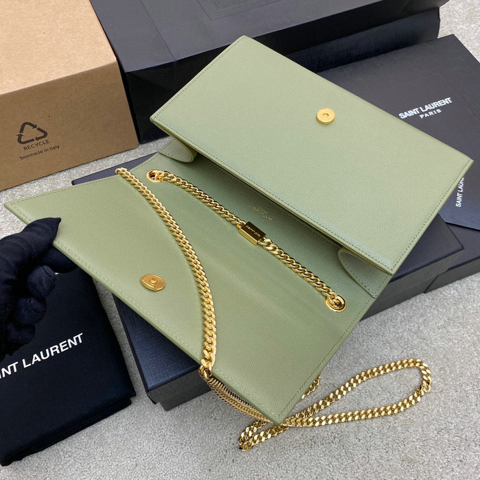 Saint Laurent Kate 24 Chain Bag Green 354021