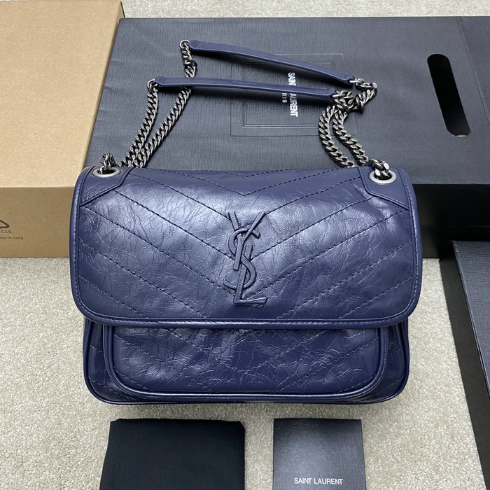 Saint Laurent Medium Niki Bag Blue 633158