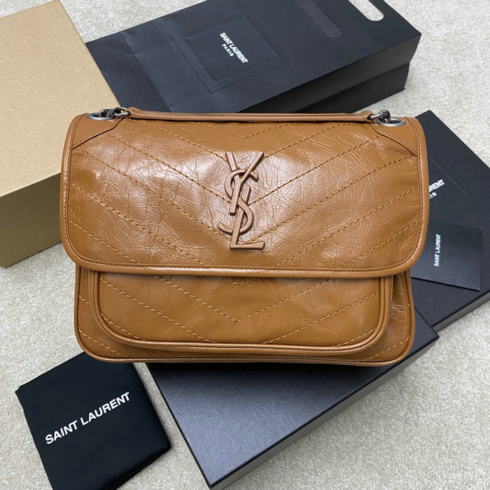 Saint Laurent Medium Niki Bag Brown 633158