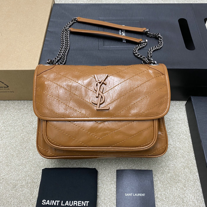 Saint Laurent Medium Niki Bag Brown 633158