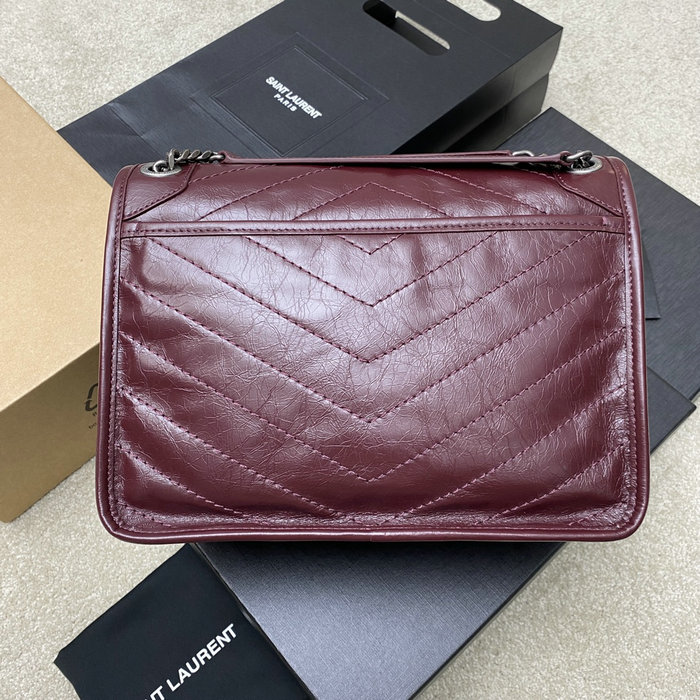 Saint Laurent Medium Niki Bag Burgundy 633158