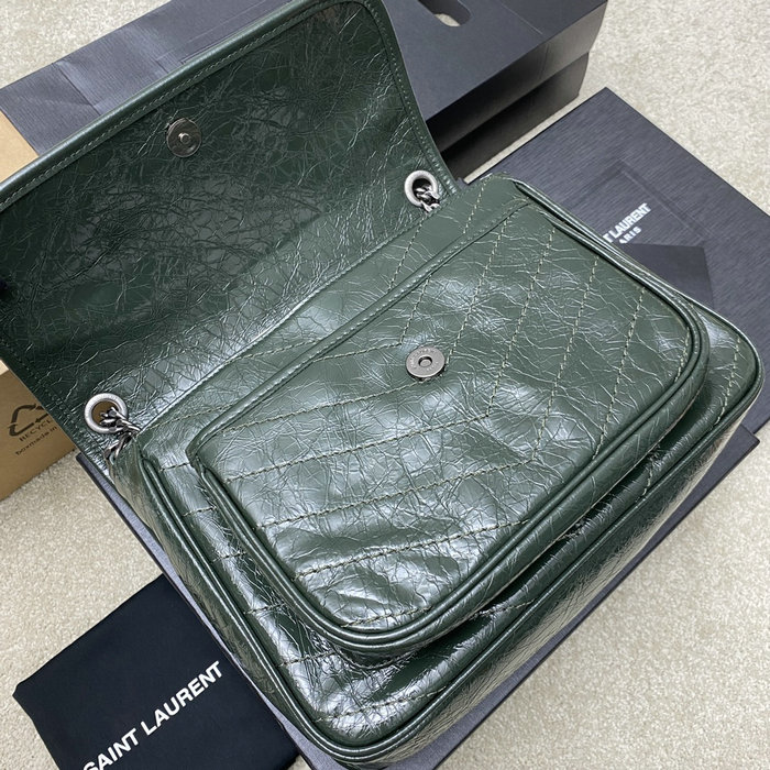 Saint Laurent Medium Niki Bag Green 633158