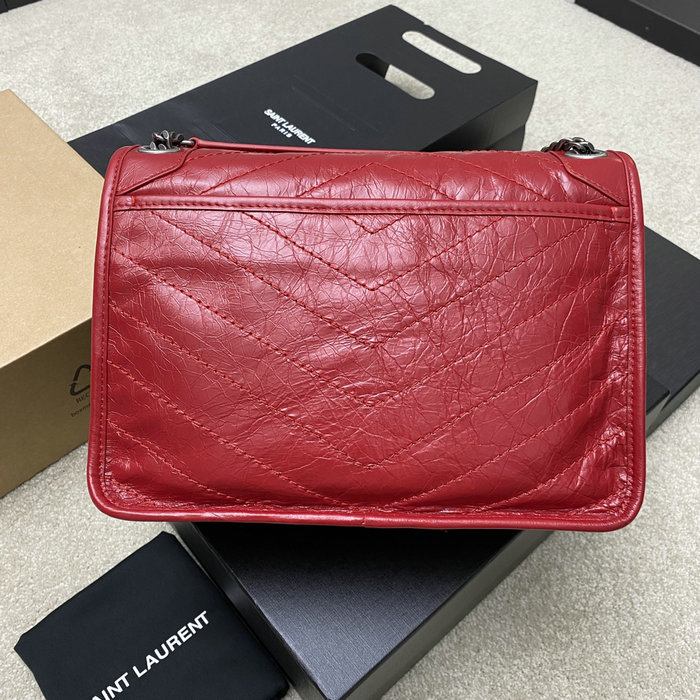 Saint Laurent Medium Niki Bag Red 633158