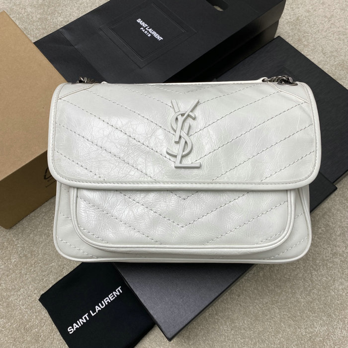 Saint Laurent Medium Niki Bag White 633158