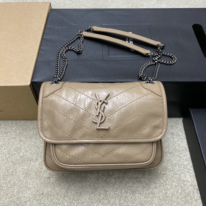 Saint Laurent Small Niki Bag Beige 498892