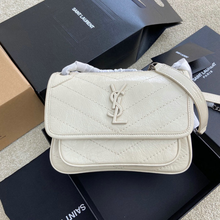 Saint Laurent Small Niki Bag Cream 498892