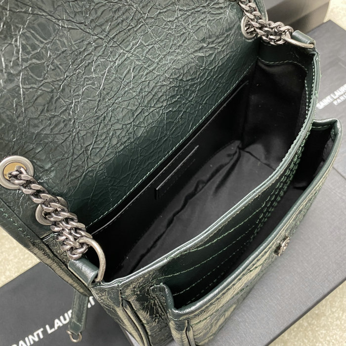 Saint Laurent Small Niki Bag Dark Green 498892