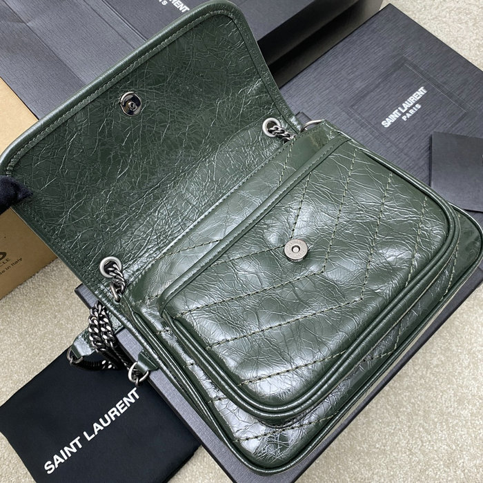 Saint Laurent Small Niki Bag Green 498892