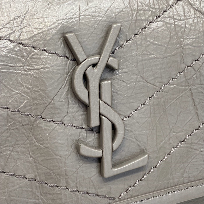 Saint Laurent Small Niki Bag Grey 498892