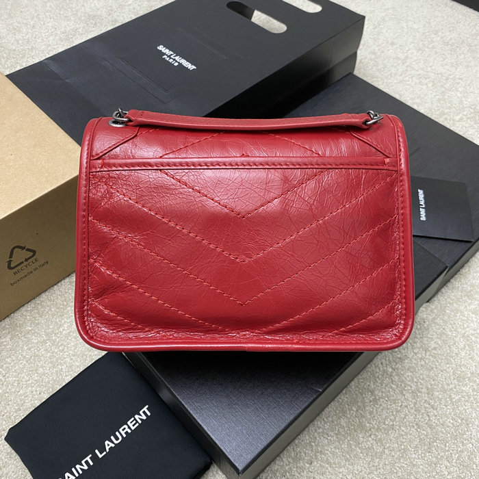 Saint Laurent Small Niki Bag Red 498892