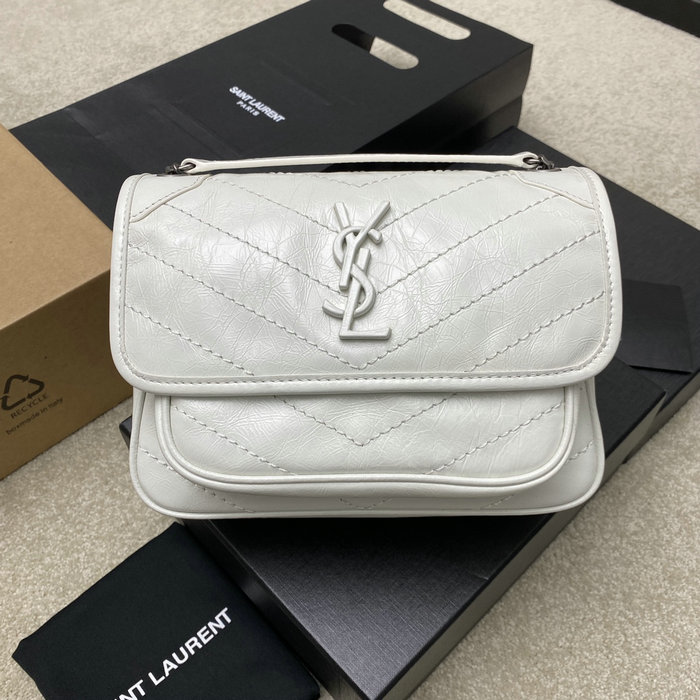 Saint Laurent Small Niki Bag White 498892