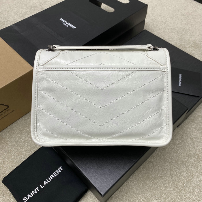 Saint Laurent Small Niki Bag White 498892