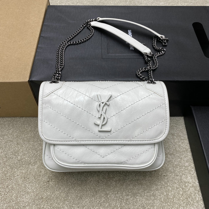 Saint Laurent Small Niki Bag White 498892