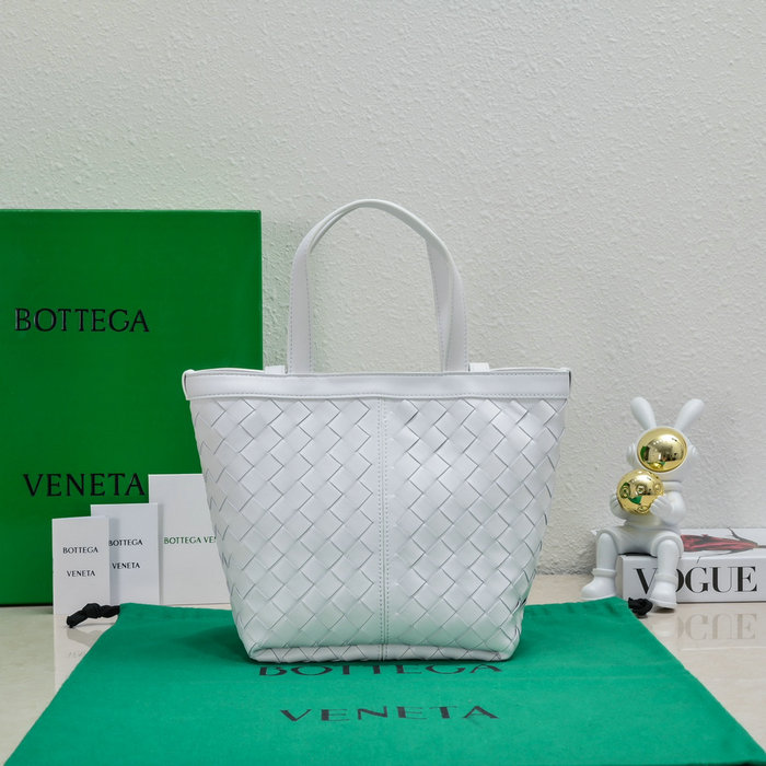 Bottega Veneta Small Flip Flap Bag White 754916