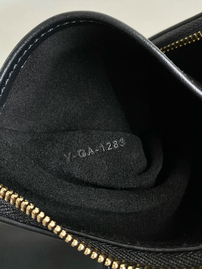 Celine Ava Triomphe Soft Bag Black C35033