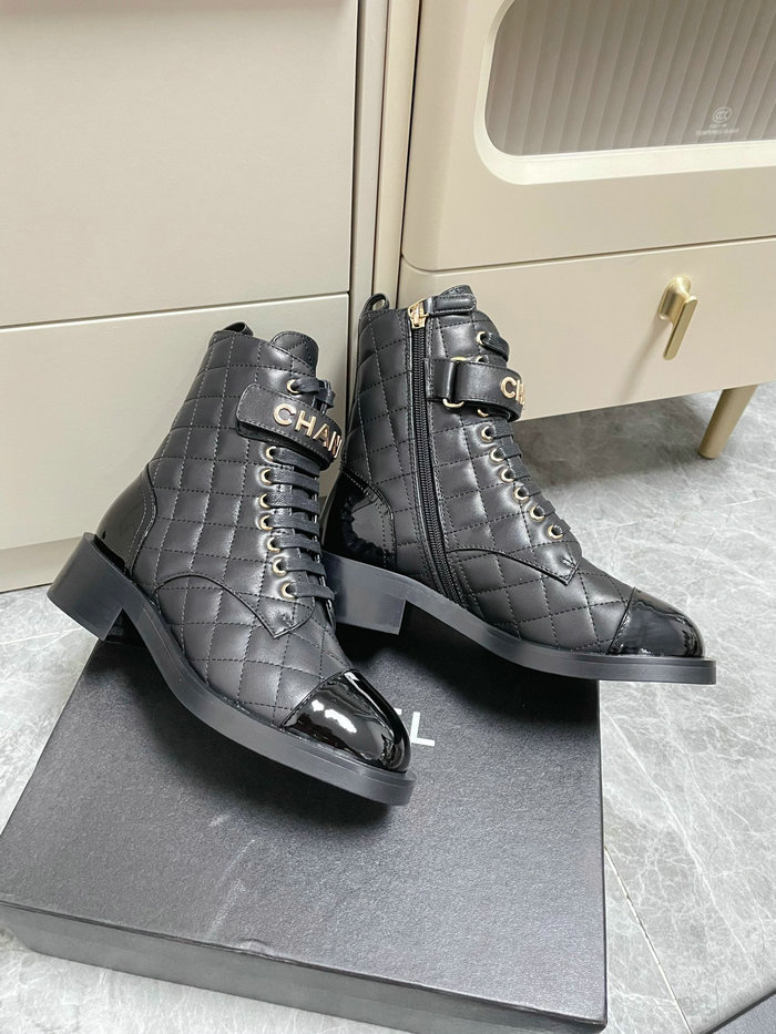 Chanel Leather Boots SDC080914