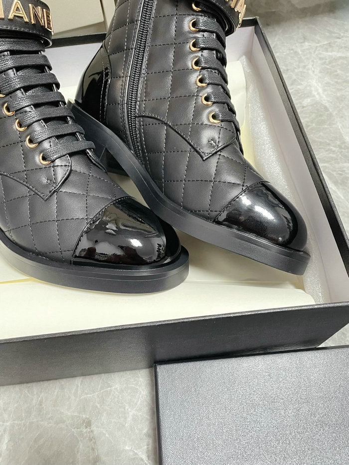 Chanel Leather Boots SDC080914