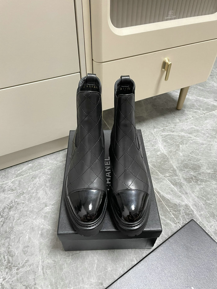 Chanel Leather Boots SDC080917