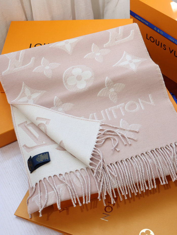 LV Essential Shine Scarf Pink M78159