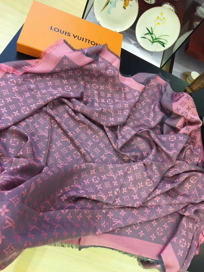 Louis Vuitton Monogram Denim Shawl LS080808