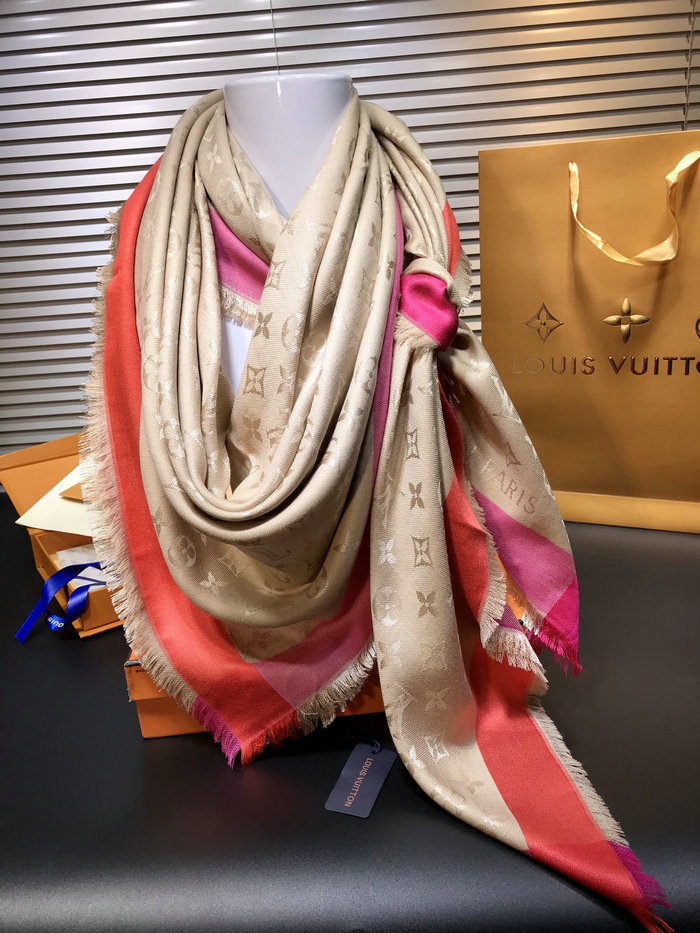 Louis Vuitton On The Edge Monogram Shawl LS080801