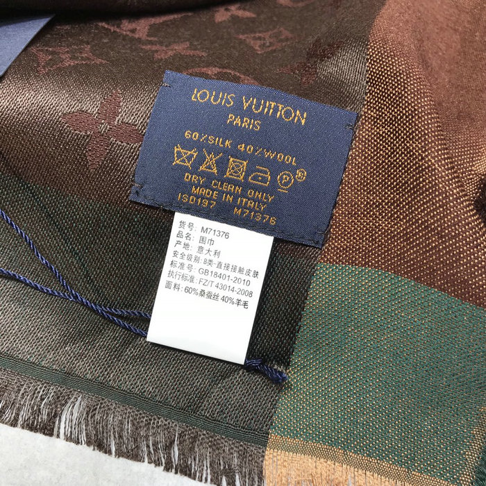 Louis Vuitton On The Edge Monogram Shawl LS080803