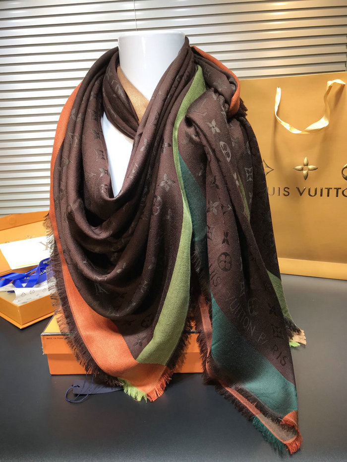 Louis Vuitton On The Edge Monogram Shawl LS080803